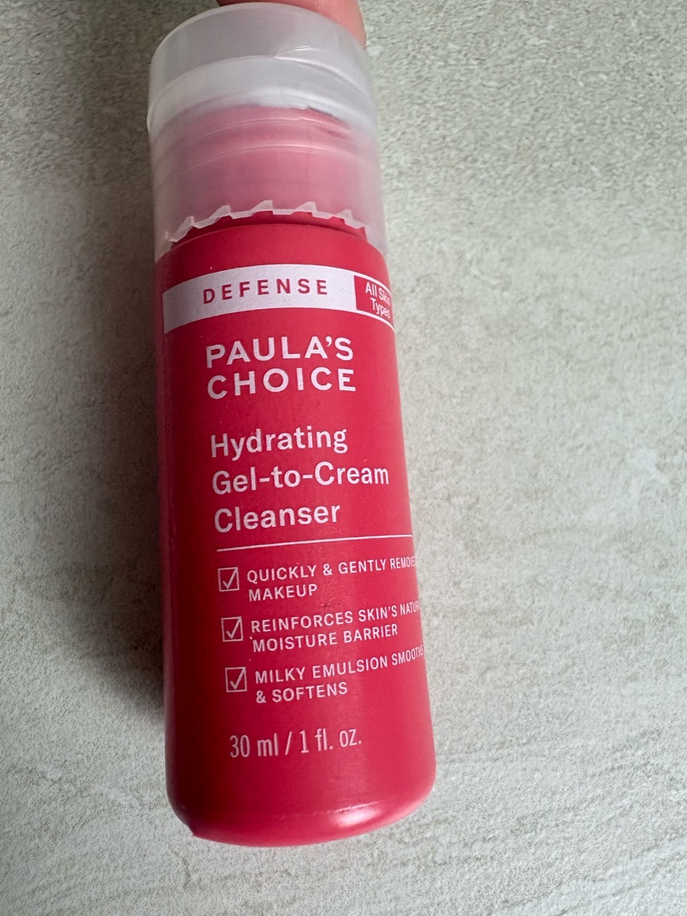 PAULA'S CHOICE Hydrating Gel-to-Cream
Cleanser Travel size 1fl oz - Picture 3 of 5